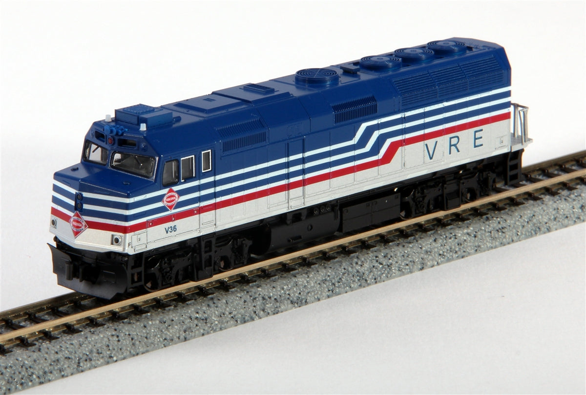 Kato 176-9001 N Virginia Railway Express EMD F40PH Diesel Locomotive #V36
