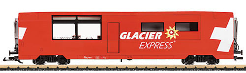 LGB 33667 G Rhaetian Railroad RhB Glacier Express Diner - Ready to Run