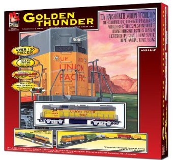Life Like 8853 Union Pacific Golden Thunder HO Gauge Diesel Train Set