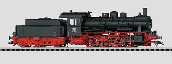 Marklin 37548 HO German Federal Railroad DBClass 55 0-8-0 No Pre-Heater 3-Rail