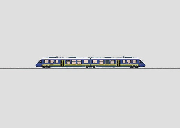 Marklin 37734 HO LINT 41 Class 648.2 Diesel Railcar with Low Entry, 3-Rail