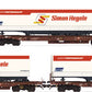 Marklin 47082 HO Type Sdgkms 707 Container Flatcar with Trailers 3-Pack - 3-Rail