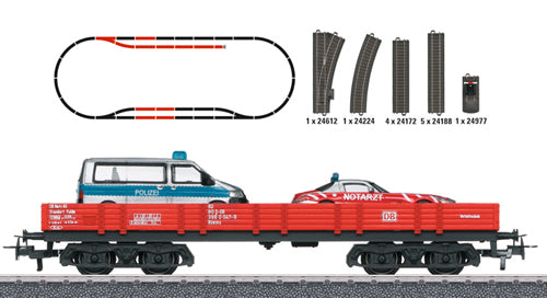 Marklin 78752 HO German Federal Railroad DB Fire Station Theme Extension Set