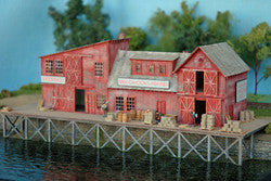 Northeastern Scale Models 20109 HO Sam Cahoon's Fish Pier Kit