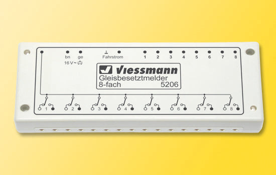 Viessmann Modellspielwaren 5206 Track Occupancy Detector Use for Up To 8 Blocks