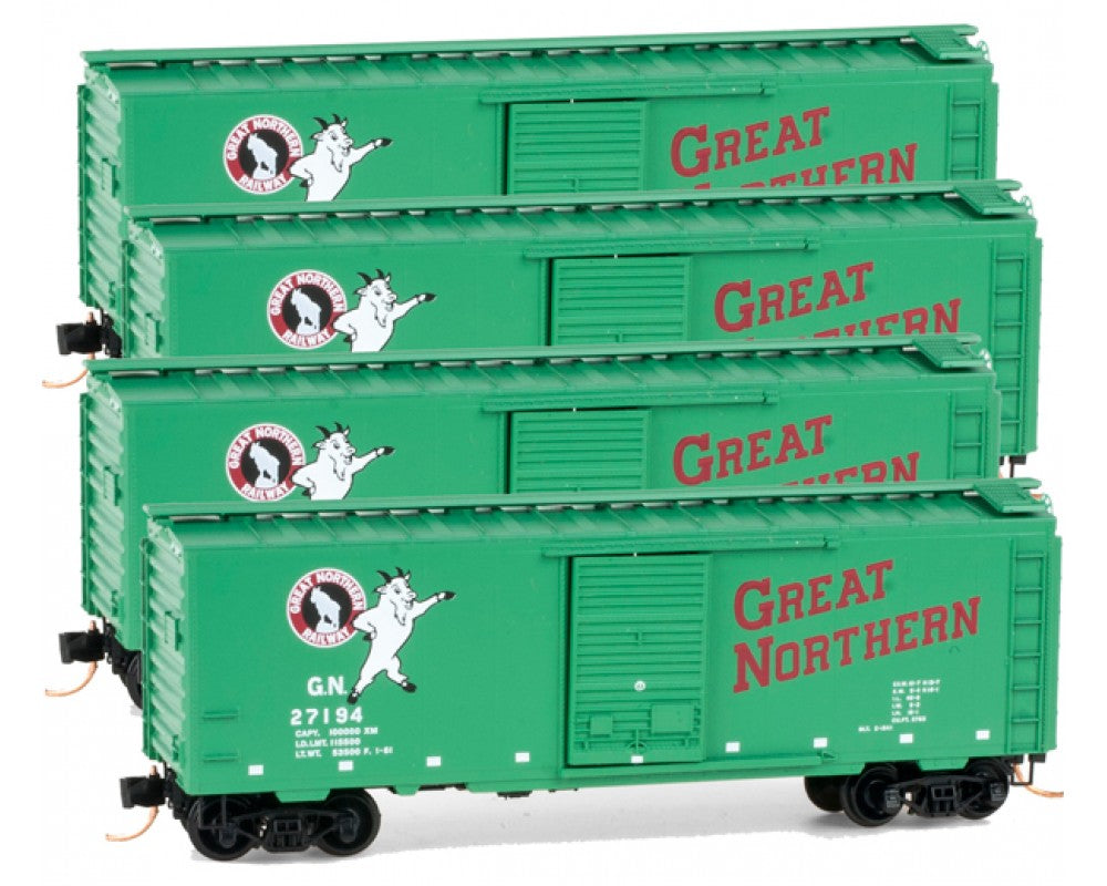 Micro-Trains 99300095 N Great Northern 40' SD Boxcar Runner Pack (Set of 4)