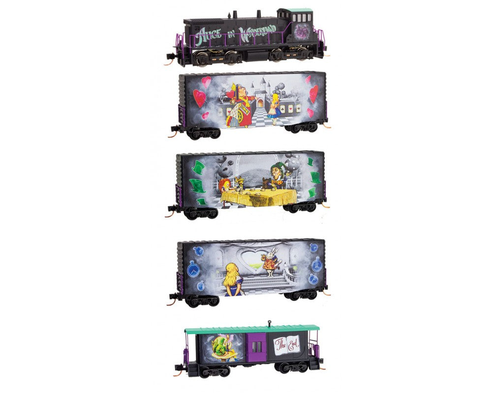 Micro-Trains 99321250 N Alice in Wonderland Train-Only Set