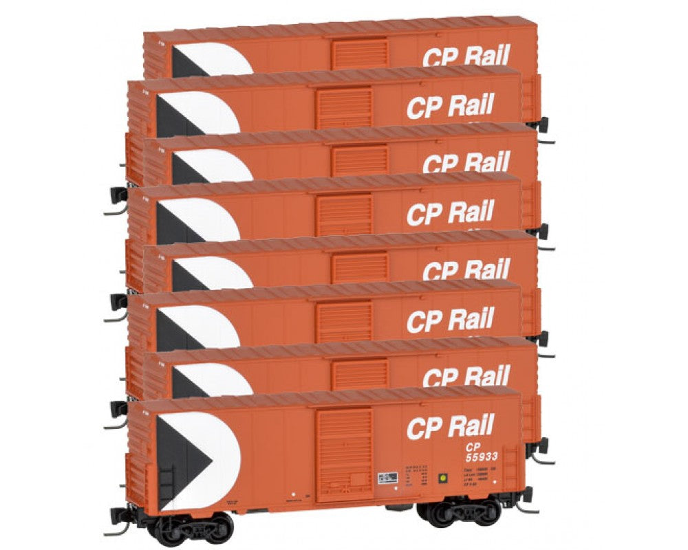 Micro-Trains 99400807 Z Canadian Pacific 40' SD Boxcar No Roofwalk (Pack of 4)
