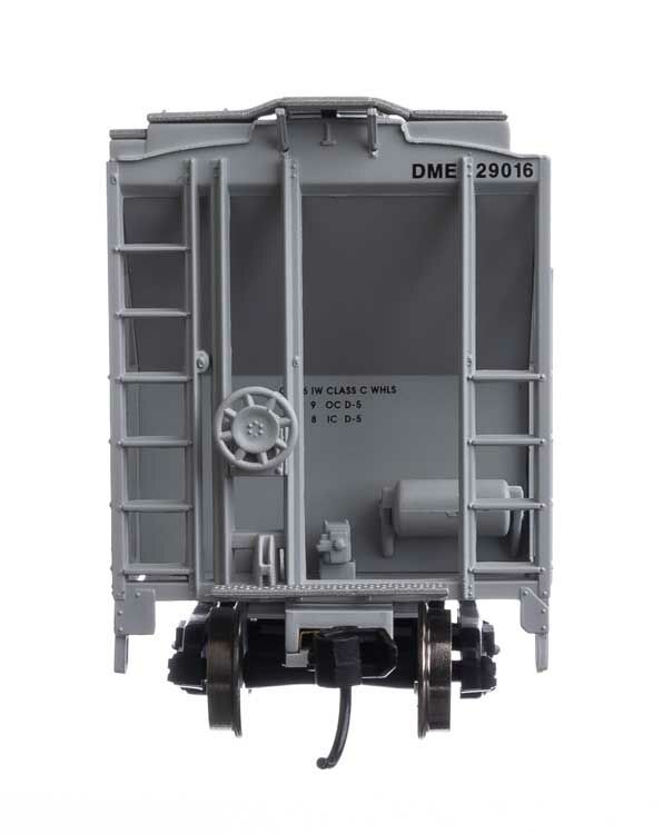 Walthers 910-7982 HO DME 37' 2980 Cubic-Foot 2-Bay Covered Hopper RTR #29016