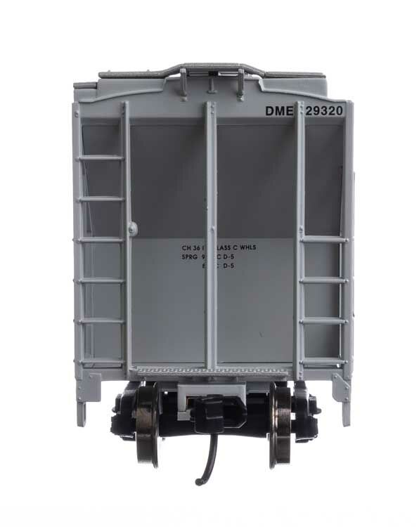 Walthers 910-7985 HO DME 37' 2980 Cubic-Foot 2-Bay Covered Hopper RTR #29320