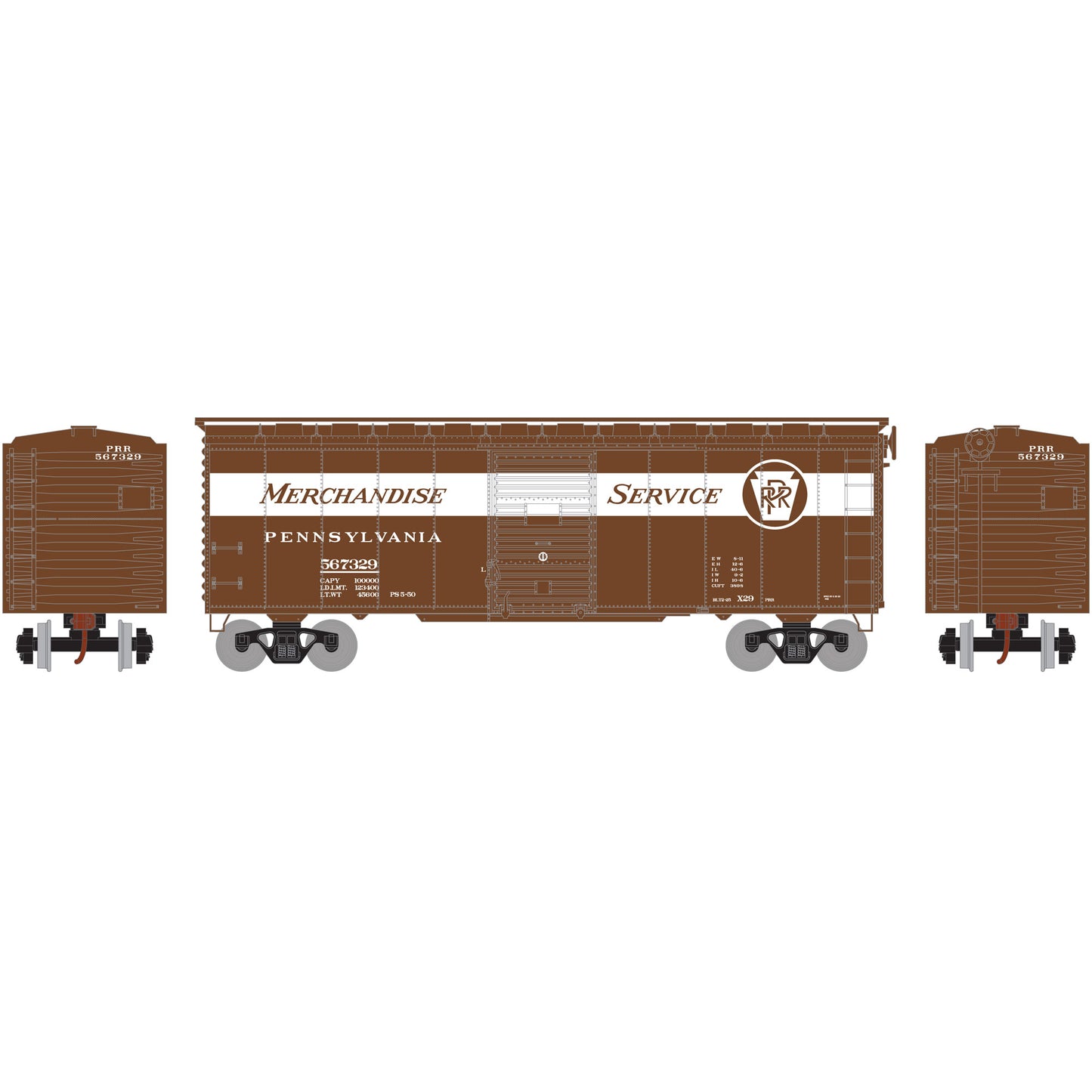 Athearn 71957 HO Pennsylvania 40' Youngstown Door Box Ready to Run #567329