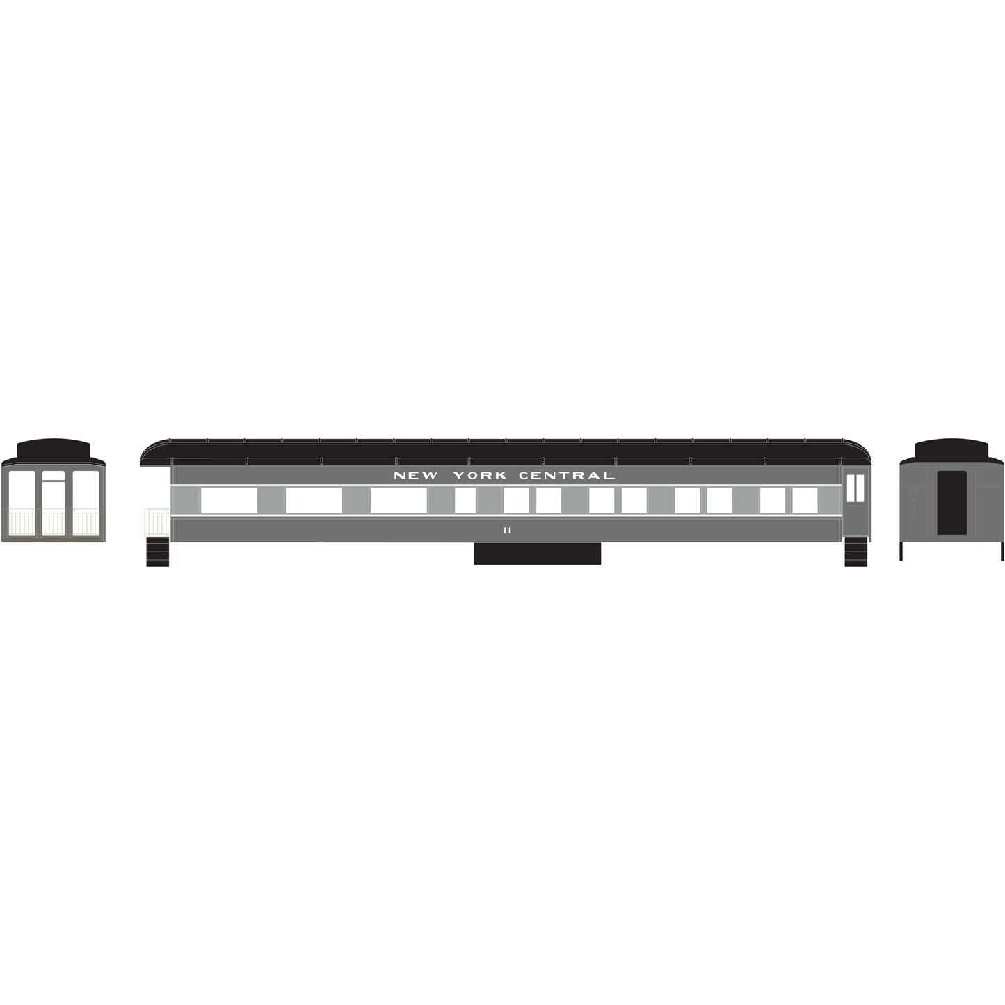 Athearn 79488 HO New York Centra Heavyweight Observation Ready to Run #11