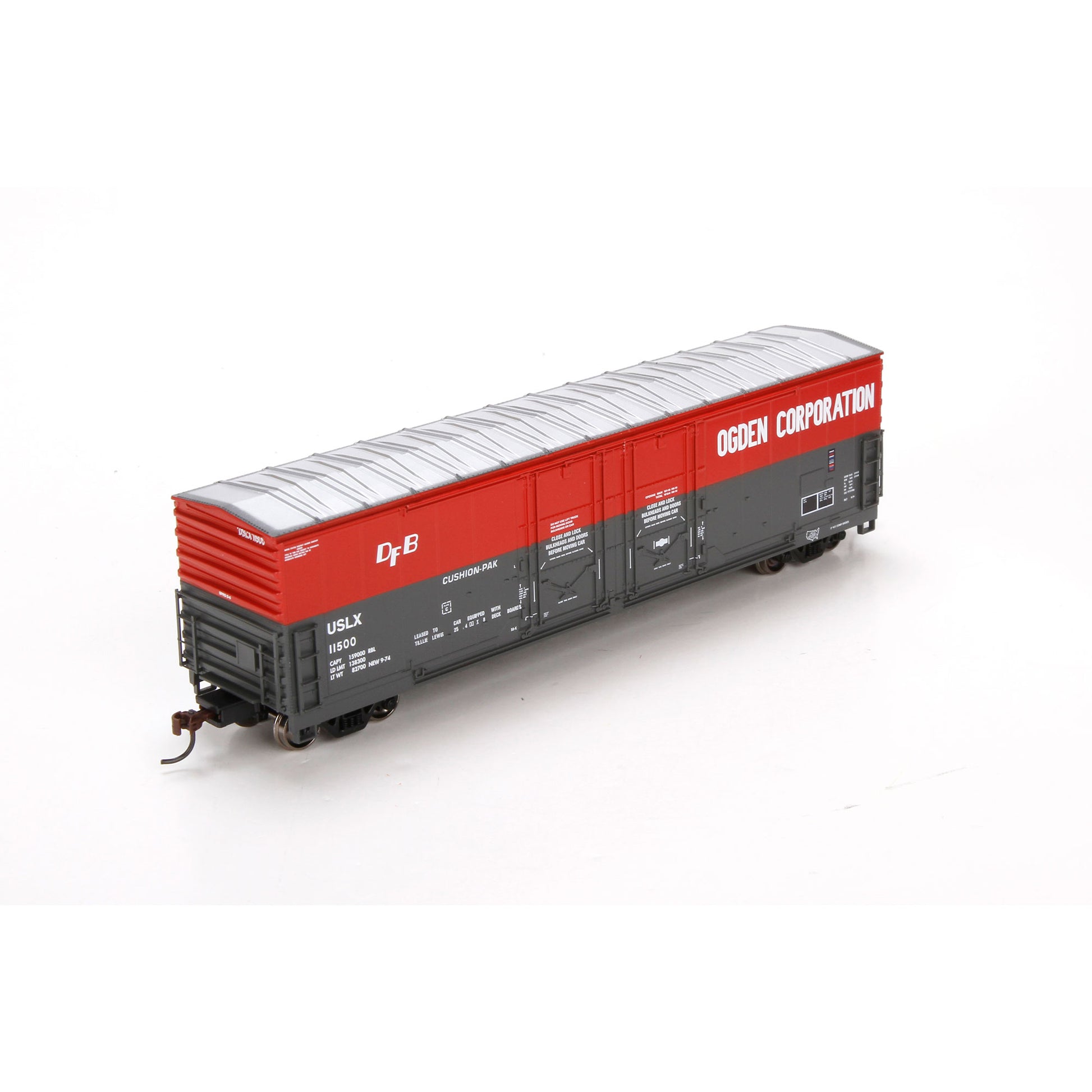 Athearn 96938 HO Ogden Corporation 50' Evans Double Door Box Ready to Run #11500