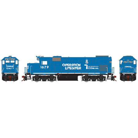 Athearn G68057 HO Conrail/Operation Lifesaver GP15-1 #1679