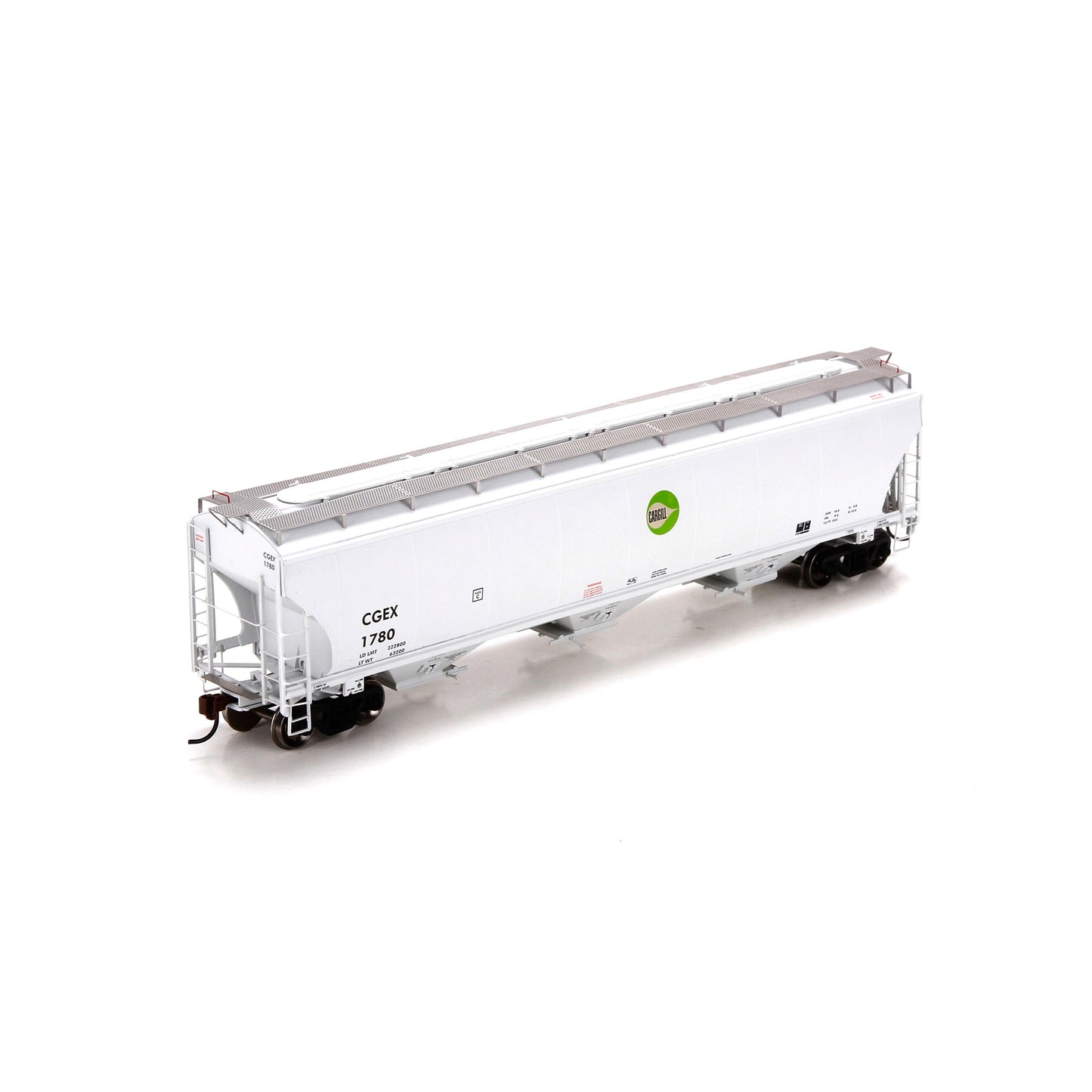 Athearn 89482 HO Cargill/CGEX Trinity 3-Bay Hopper Ready to Run #1780