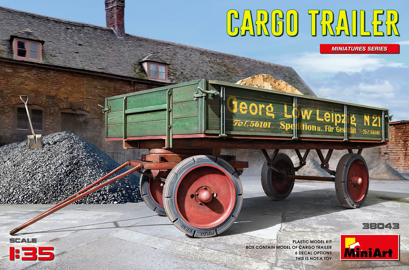 MiniArt 38043 1:35 German Cargo Trailer Plastic Model Kit