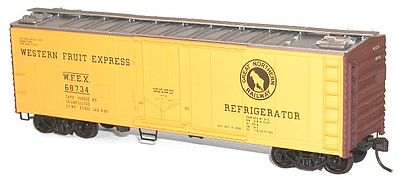 Accurail 8505 HO Western Fruit Express 40' Steel Reefer w/Plug Doors Kit #68734