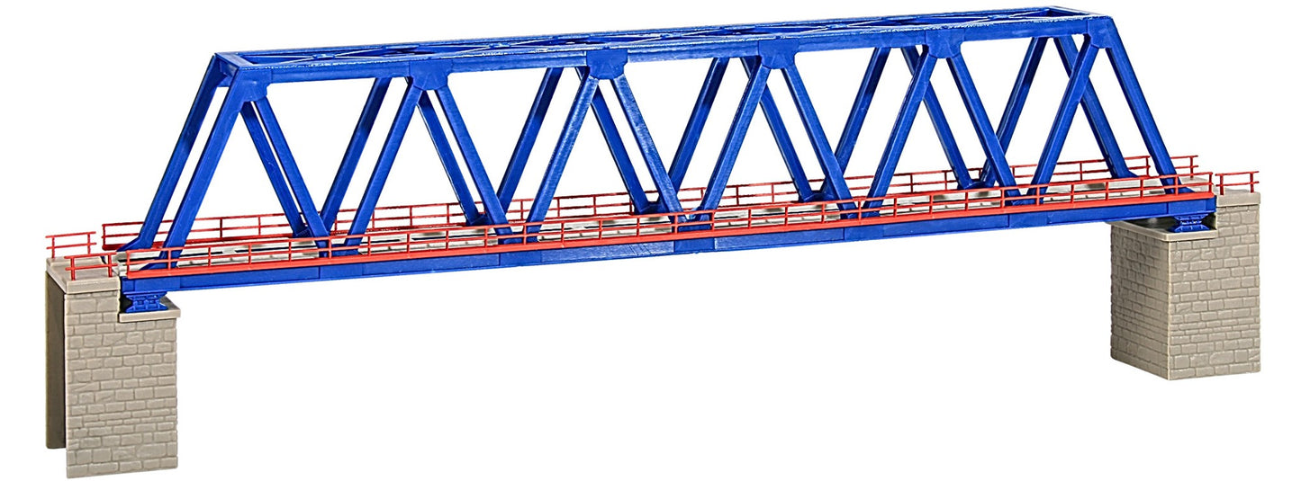 Kibri 37667 N Box Girder Bridge with Piers Blue