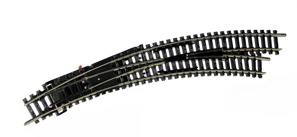 Trix 14983 N Minitrix Code 80 30° Right Hand Manual Curved Switch Turnout