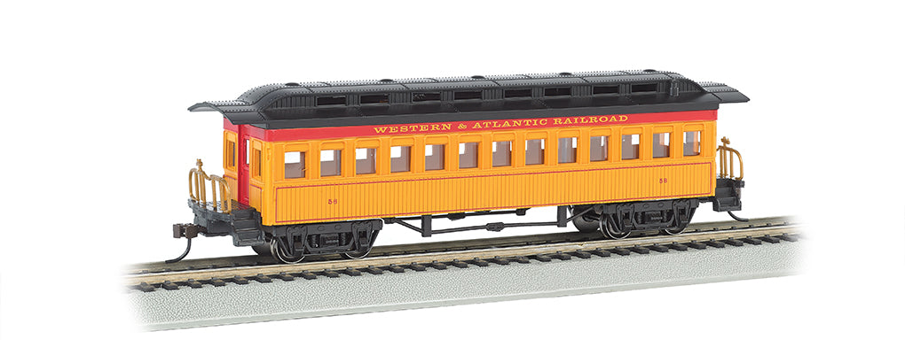 Bachmann 13406 HO Western & Atlantic Railroad 1860-80 Era Coach Car