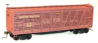 Accurail 4721.2 HO Union Pacific 40' Wood Stock Car Kit #49065
