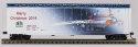 Con-Cor 0001-02014H HO 50' Double-Plug-Door Boxcar 2014 Christmas Reindeer #5