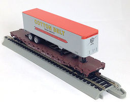 Con-Cor 9431 HO Cotton Belt SSW 54' Flatcar with 40' Trailer - Kit #82512