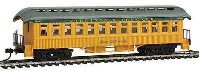 Con-Cor 15604 HO Virginia & Truckee 1880s Wood Open-Platform Coach #115