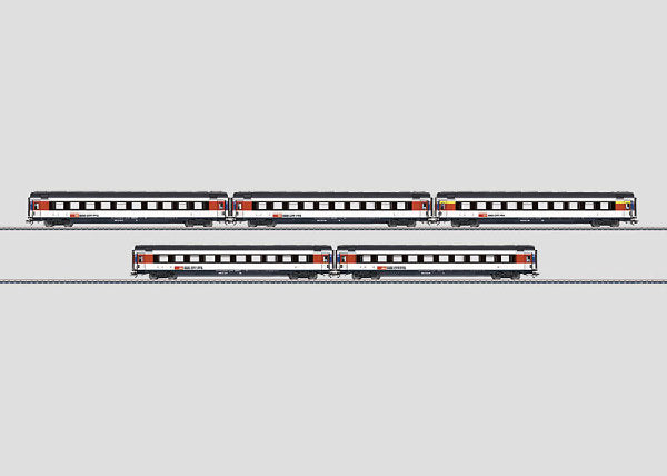 Marklin 43672 HO Swiss Federal Railways InterCity Express EC-Refit 5-Car