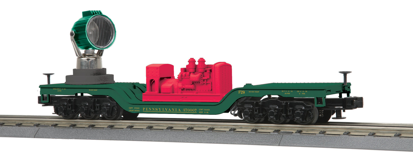 MTH 30-79418 O Pennsylvania Die-Cast Operating Searchlight Car