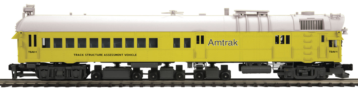 MTH 20-20337-1 Amtrak DC3 Rail Inspection Car w/Proto-Sound 3.0 #TSAV-1