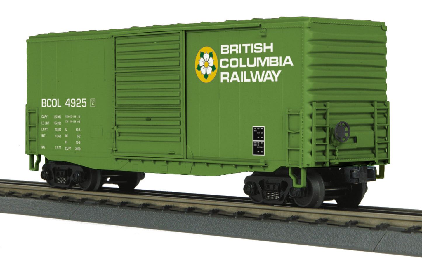 MTH 30-74817 O British Columbia 40' High Cube Boxcar
