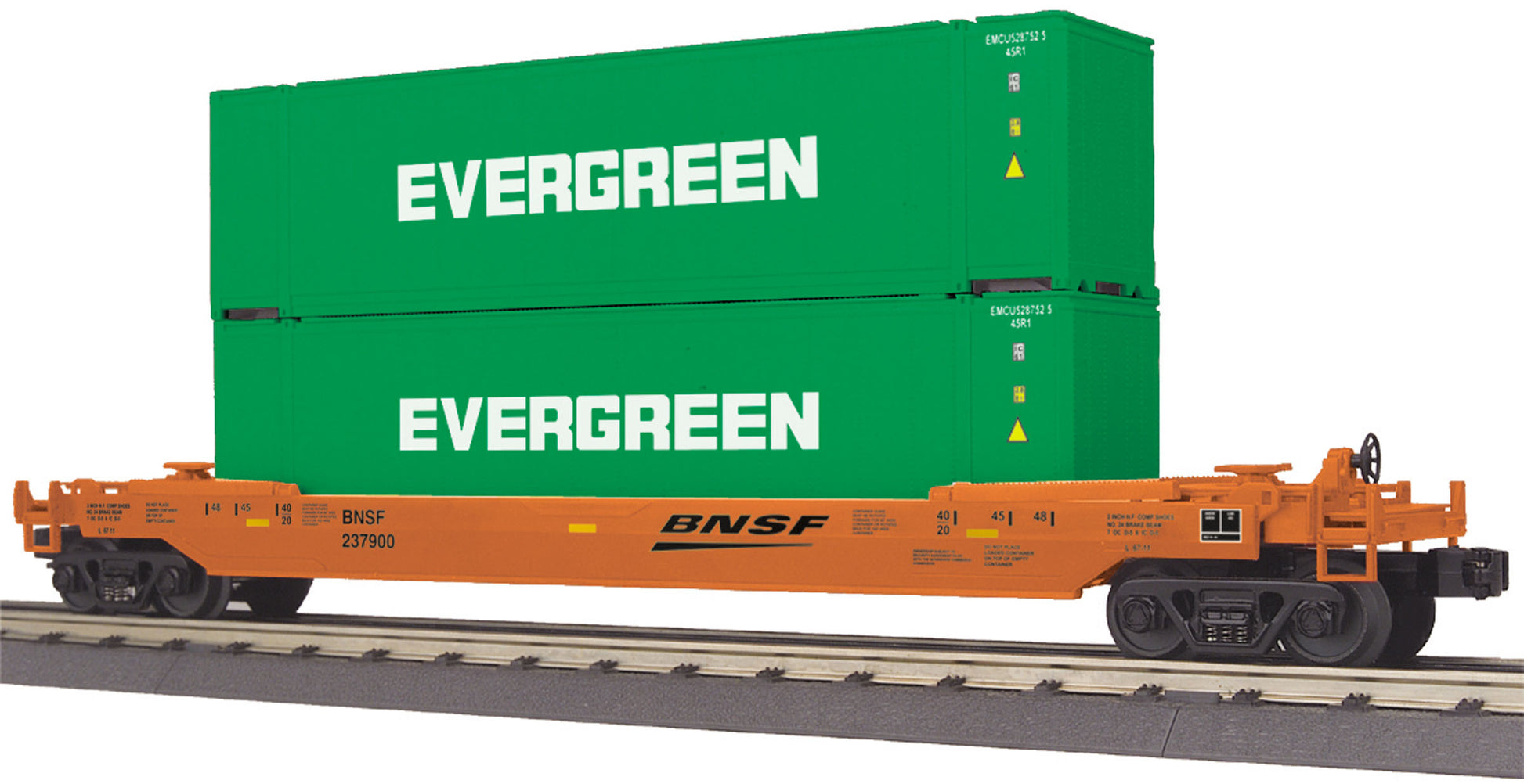 MTH 30-76596 O BNSF Husky Stack Car