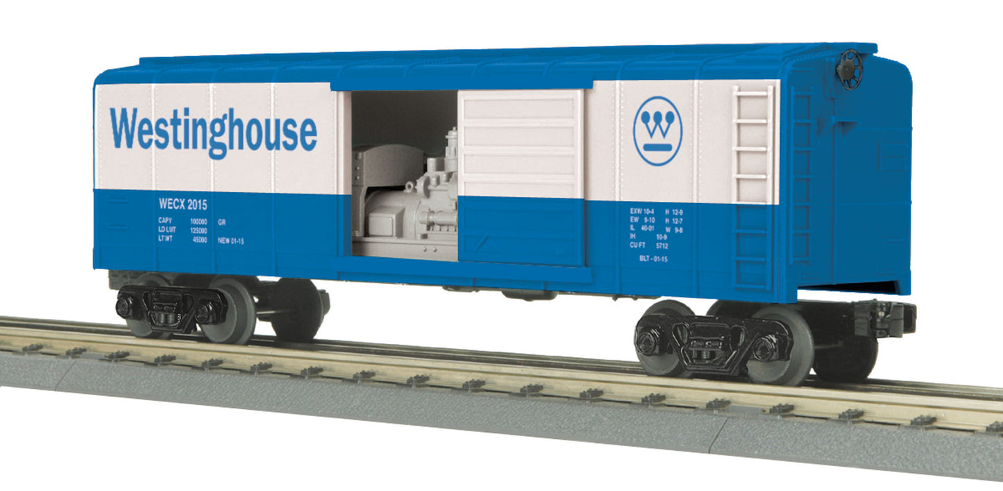MTH 30-74802 O Westinghouse Round Roof Boxcar w/Generator