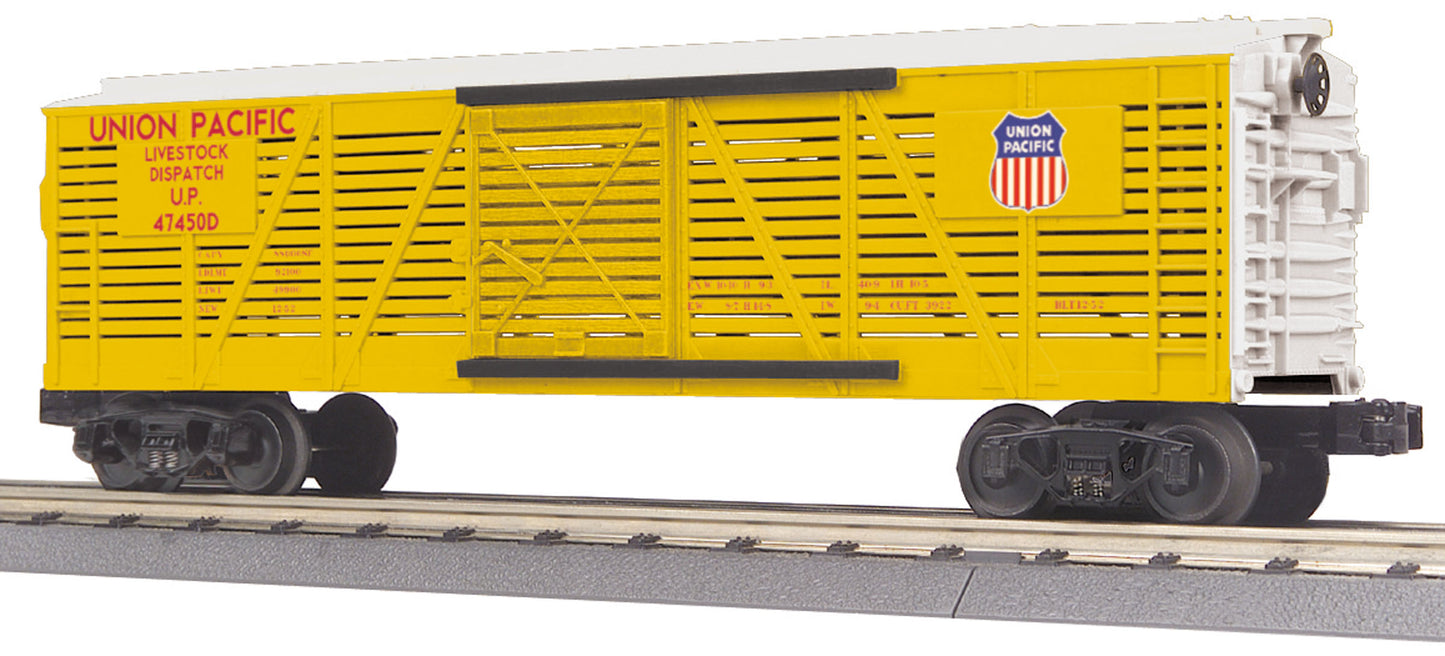 MTH 30-7195 O Union Pacific RailKing Stock Car #47450D