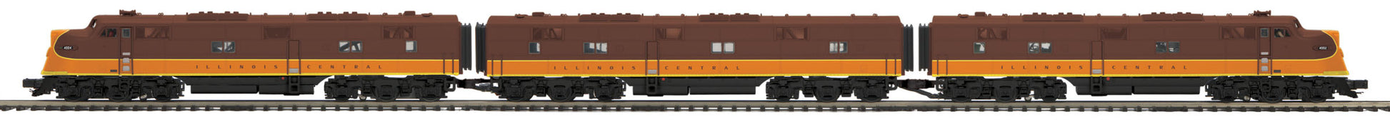 MTH 20-20463-1 Illinois Central E-6 ABA Diesel Engine Set w/PS 3 #4002/4004/4096