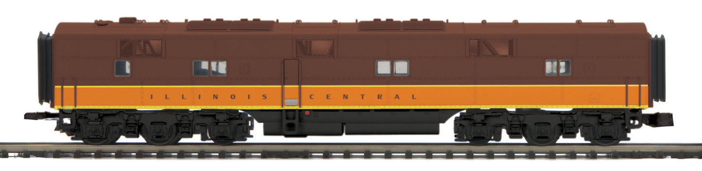MTH 20-20463-3 IIIinois Central E-6 Non-Powered Diesel B-Unit #4099