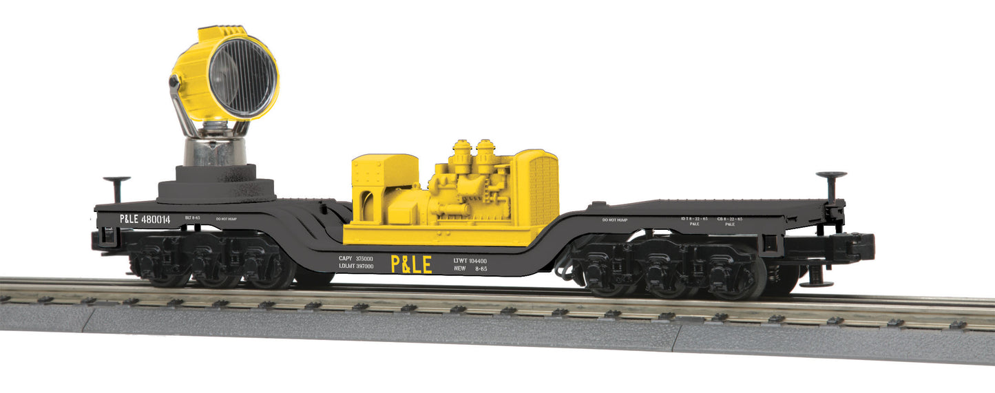 MTH 30-79422 O Pittsburgh & Lake Erie Car Diecast Searchlight Car #480014
