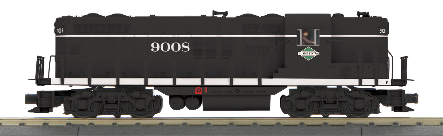 MTH 30-20268-1 Illinois Central GP9 Diesel Engine w/PS3 #9008