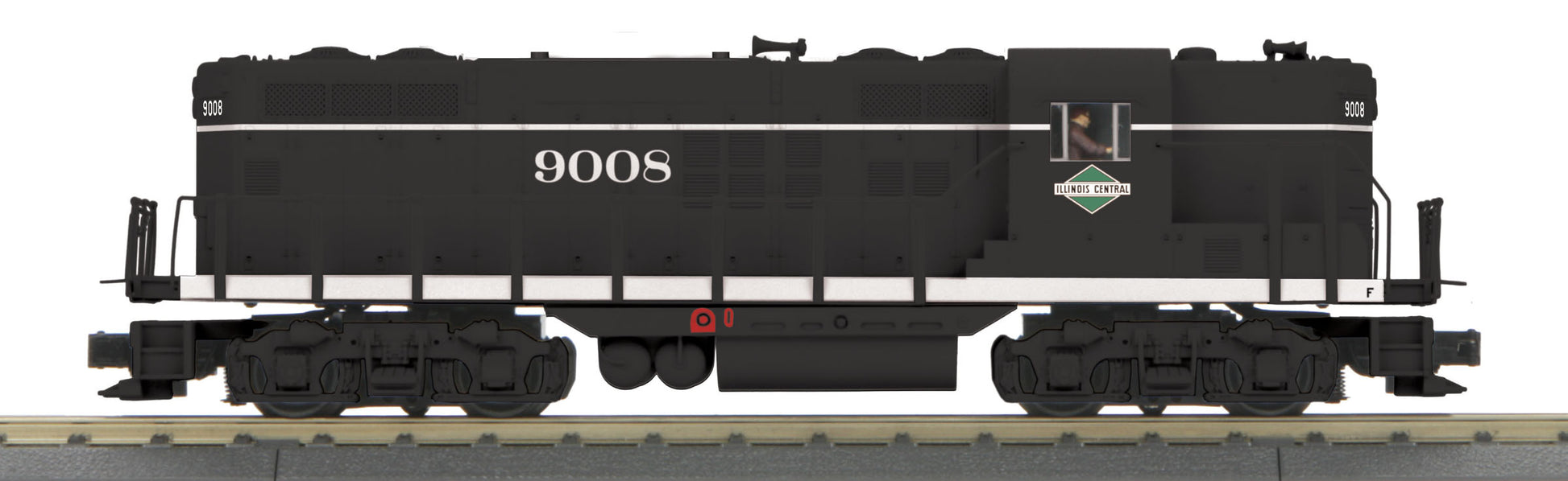 MTH 30-20268-1 Illinois Central GP9 Diesel Engine w/PS3 #9008