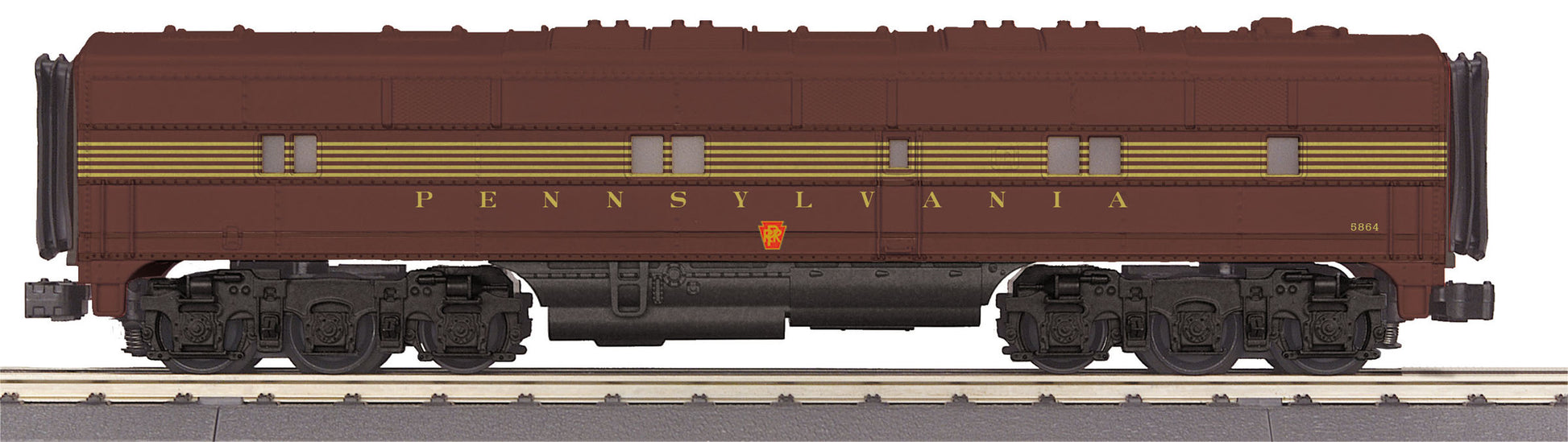 MTH 30-20253-3 Pennsylvania E-6 B Unit Non-Powered Diesel Engine #5864