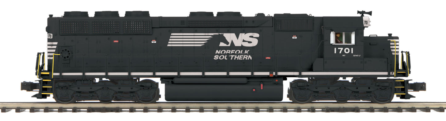 MTH 20-20459-1 Norfolk Southern SD45 Low Hood Diesel Engine w/PS3 #1701