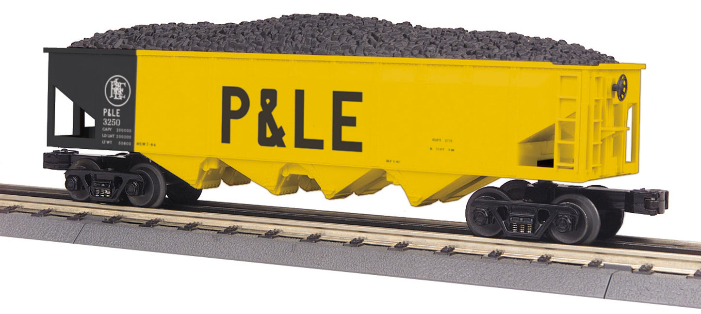 MTH 30-75513 O Pittsburgh & Lake Erie RailKing 4-Bay Hopper Car #3250