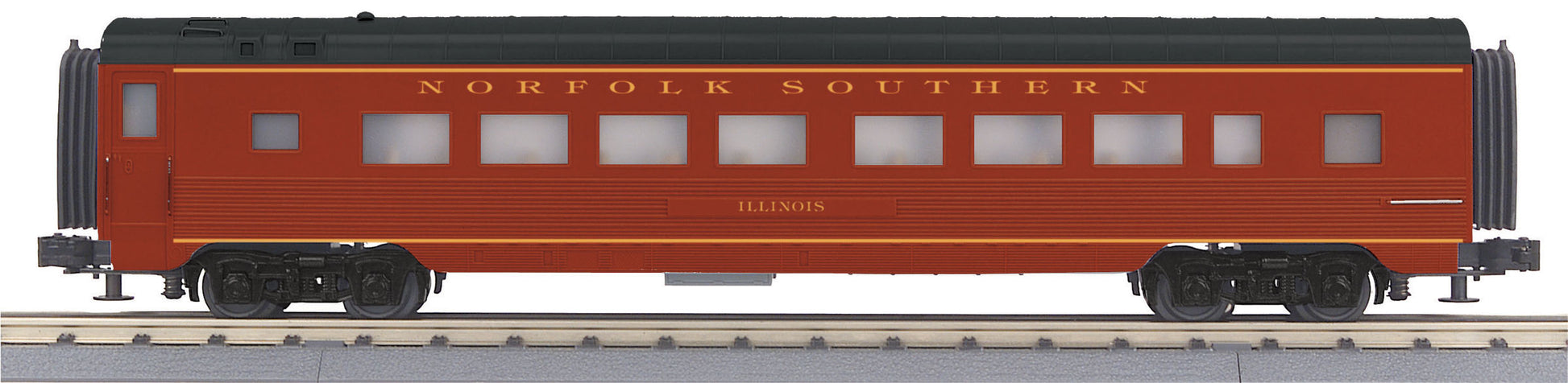 MTH 30-67779 O Norfolk Southern RailKing 60' Streamlined ABS Coach Car
