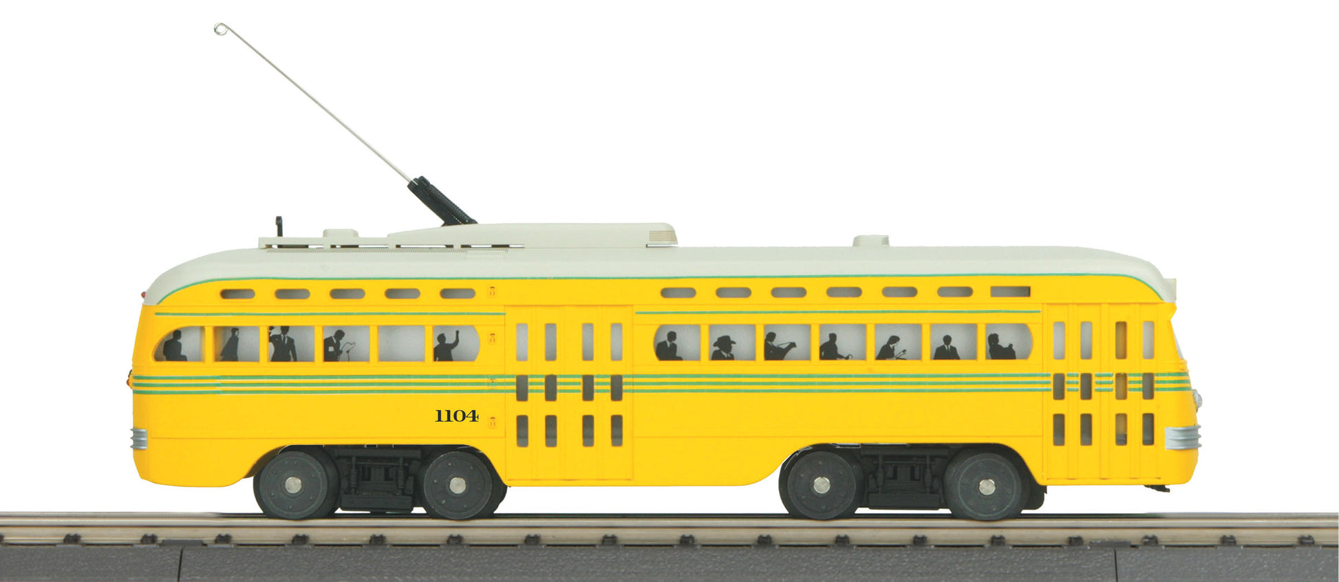 MTH 30-5136-1 Cincinnati PCC Electric Street Car w/Proto-Sound 3.0 #1104