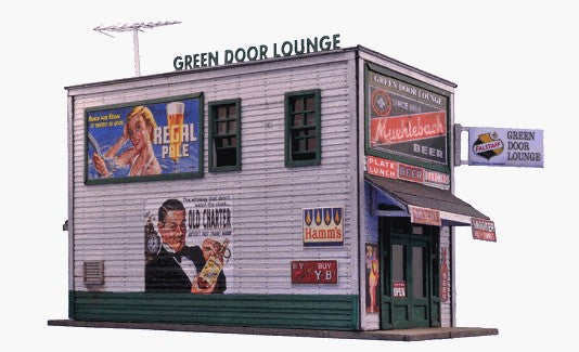 Blair Line 2008 HO Green Door 2-Story Lounge Kit