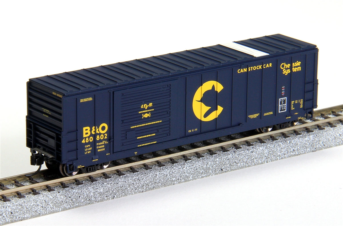 Fox Valley Models 81908 N Chessie System/B&O RTR 50' Canstock Boxcar #480865