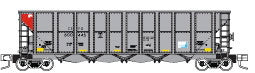 Fox Valley Models 8319 N CEFX Trinity RD-4 Coal Hopper #600445