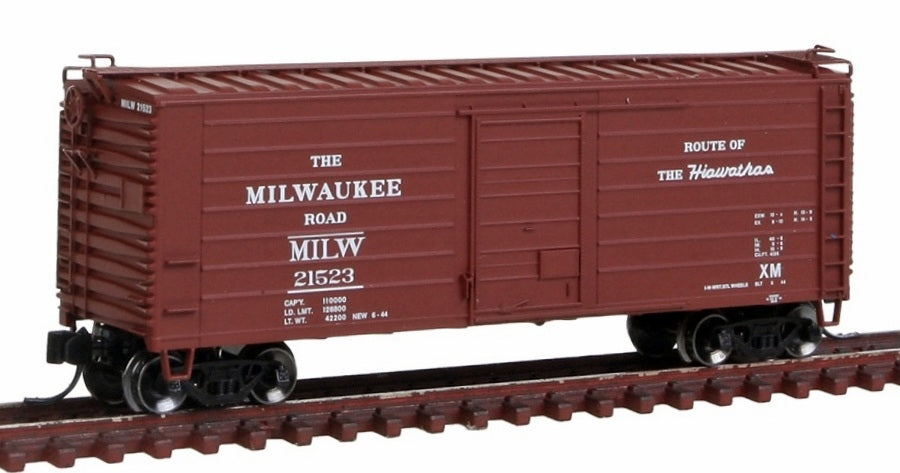 Fox Valley Models 90224 N Milwaukee RTR Short-Rib 40' Rib-Side Boxcar #21861