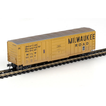 Athearn 10245 N Weathered Milwaukee 50' SIECO Box Car #50222